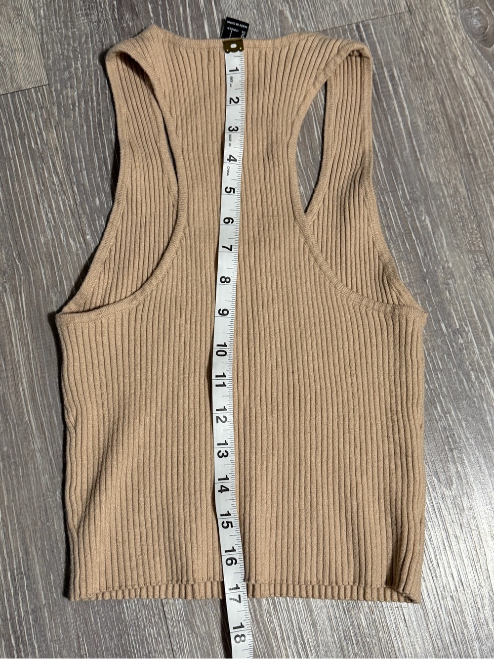 Forever 21 Tan Ribbed Racerback Tank - Picture 4 of 5